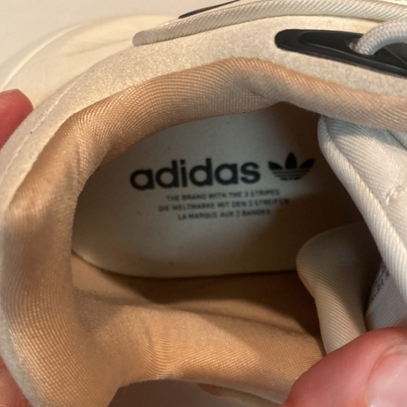 ADIDAS OZELIA Women's Beige Leather Mixed Sneakers Size 4.5 EUC 36.5 EUC - Picture 14 of 14